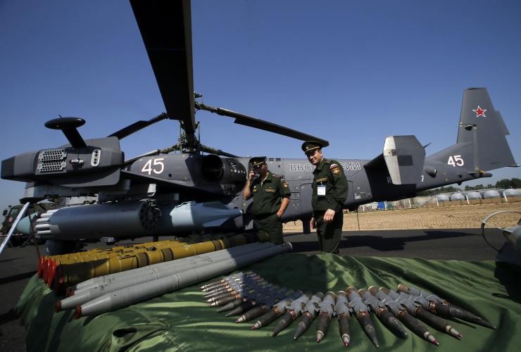 Truc thang tan cong Mi-28N, Ka-52: 