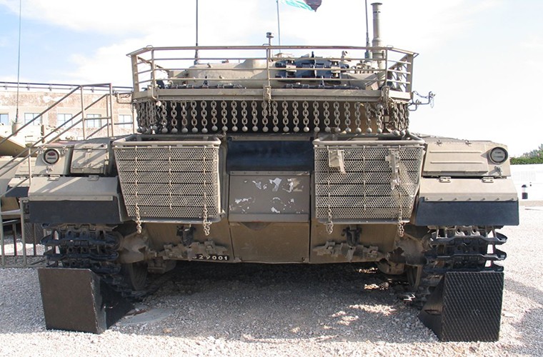 Tuong tan xe tang Merkava Mk II Israel moi cho nghi huu-Hinh-8