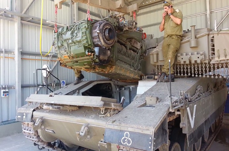 Tuong tan xe tang Merkava Mk II Israel moi cho nghi huu-Hinh-9