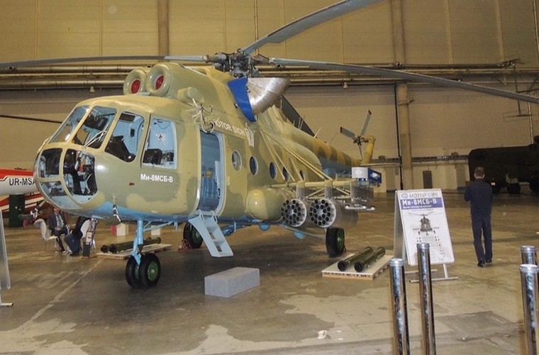 Mo xe truc thang van tai Mi-8 MSB-V Ukraine tu 