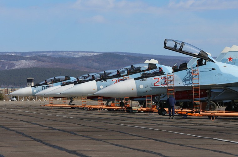 Loa mat dan tiem kich Su-30SM moi tinh cua Nga