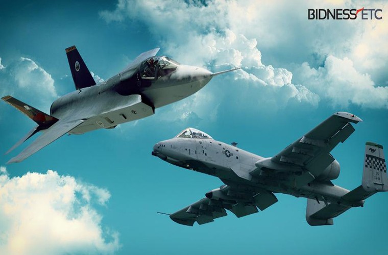 A-10 va F-35 buoc phai do suc de xem ai di, ai o