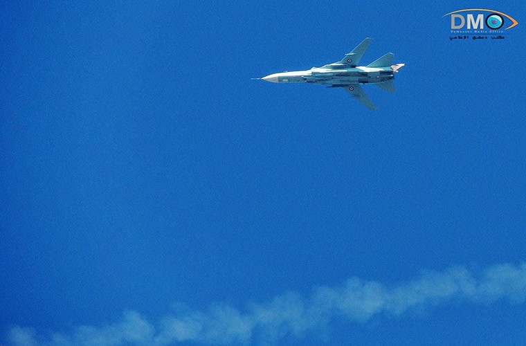 Syria tung Su-24M2 tan cong sao huyet phien quan o Aleppo