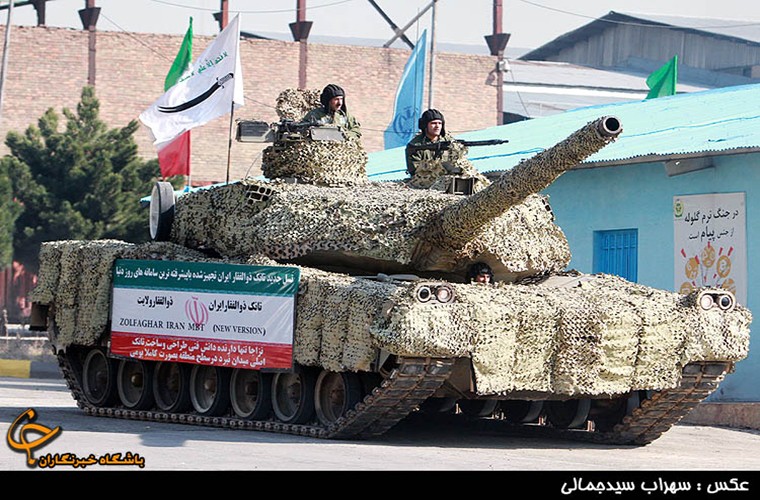 Xe tang Zolfaqar manh ngang T-90MS, Iran 