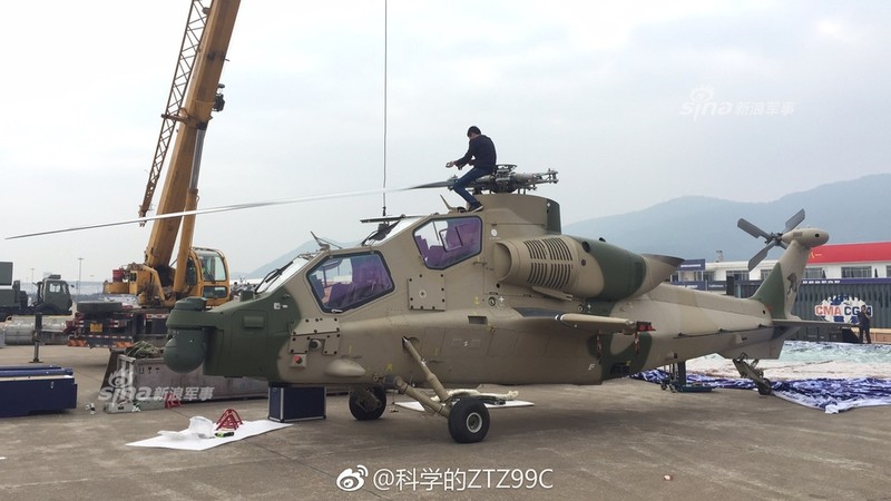 Trung Quoc khoe truc thang tan cong Z-10ME xuat khau an dut Mi-28