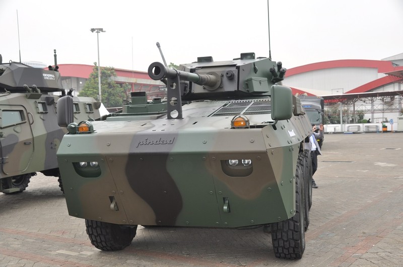 Indonesia gioi thieu xe chien dau bo binh manh ngang BMP-3-Hinh-3