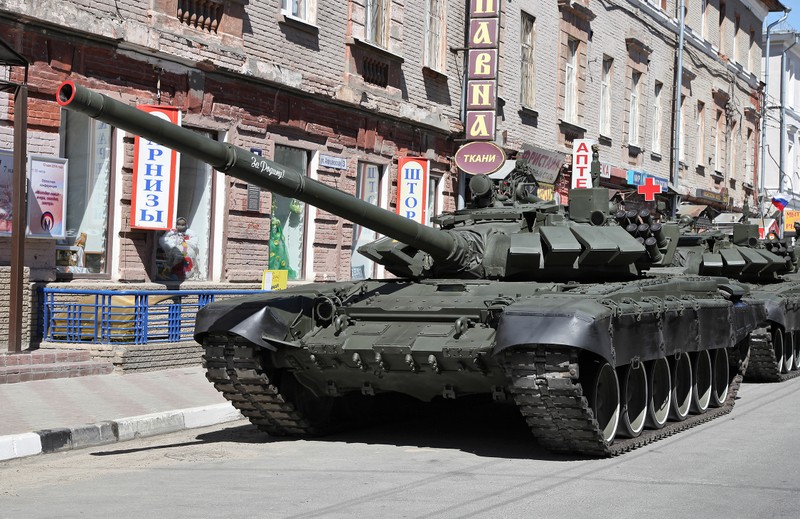 Xe tang T-90S/SK Viet Nam vuot troi hon han T-72B3 tai Tank Biathlon 2020-Hinh-3