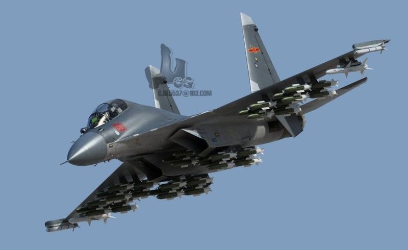 Trung Quoc chi can J-16 de chong lai Su-30 va Rafale cua An Do?-Hinh-9