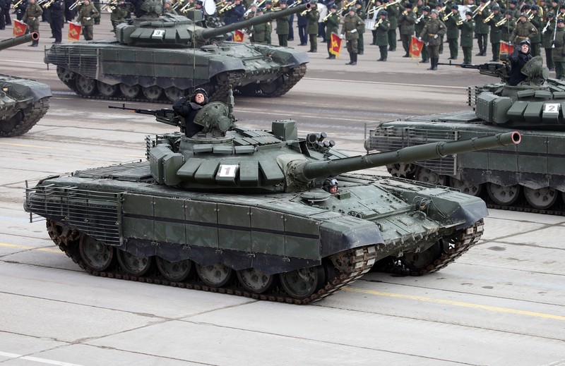 Nga da bien xe tang T-72 tu 