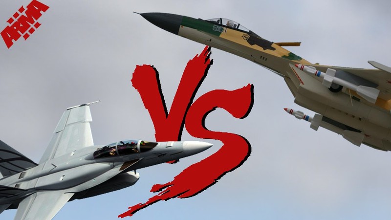 Khi F/A-18E/F Super Hornet cua My dau voi Su-30 cua Nga