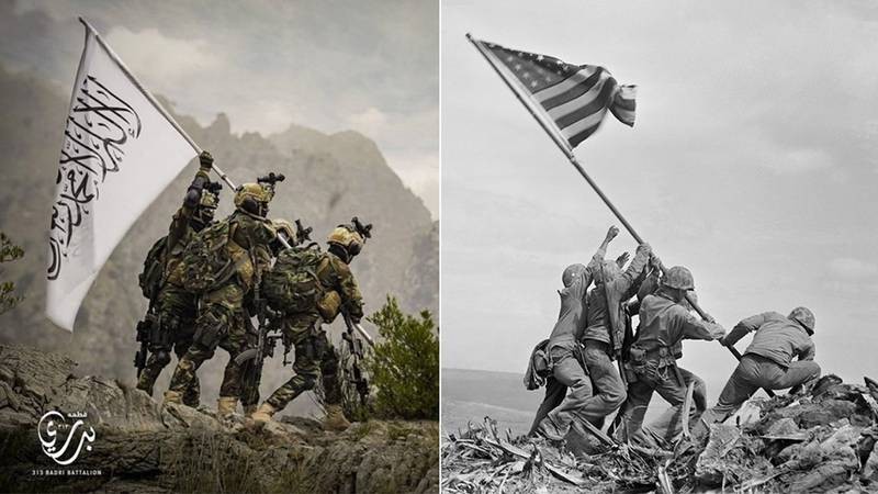 Taliban tai dien canh cam co mo phong su kien Iwo Jima sau 76 nam-Hinh-3