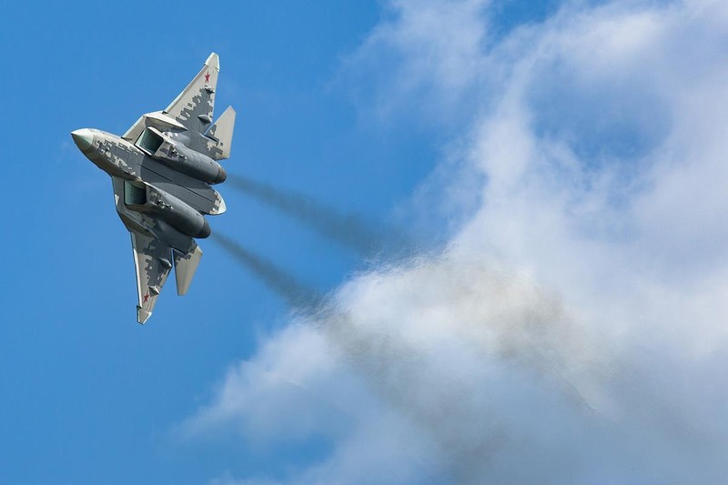 Su-57 Nga co the mang theo va dieu khien UAV kieu ‘bay dan’-Hinh-13