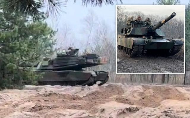 Ukraine lan dau tien su dung xe tang M1A1 Abrams tren chien truong-Hinh-15