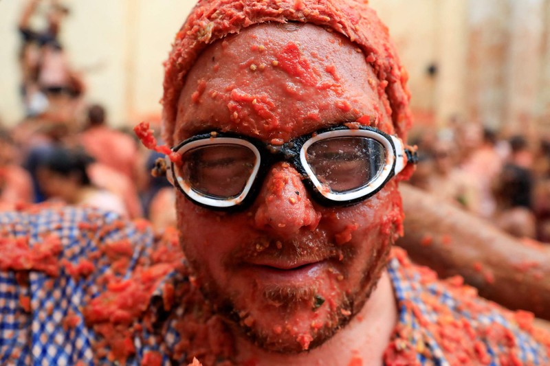 Bung no sac do le hoi La Tomatina doc dao o Tay Ban Nha-Hinh-2