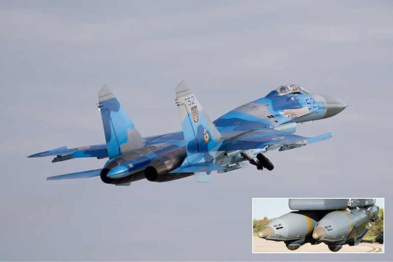 Su-27 Ukraine them nguy hiem voi bom GBU-39