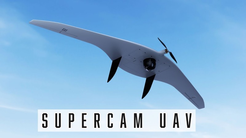 UAV Supercam S350 cua Nga gay chu y tai Vietnam Defense Expo 2024