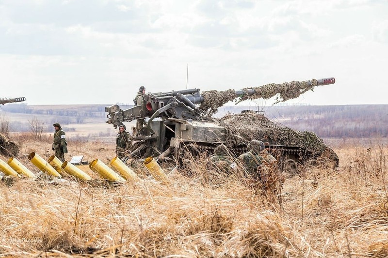 Chon phao tu hanh xuong dat, Nga am anh voi UAV Ukraine-Hinh-10