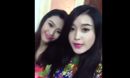 Xon xao clip A hau Huyen My chuc mung nam moi 2015