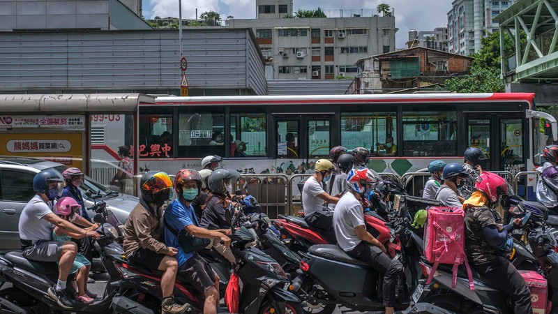 Giao thong duong bo o Dai Loan rat nguy hiem cho nguoi di bo?