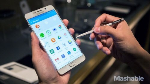 Chuyen gi xay ra khi nhet nguoc but S-Pen vao Galaxy Note5?