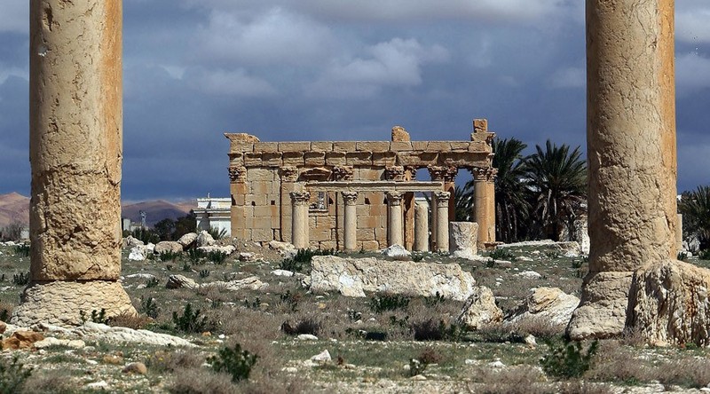 Hinh anh IS pha huy den Baal Shamin 2.000 tuoi o Palmyra-Hinh-4