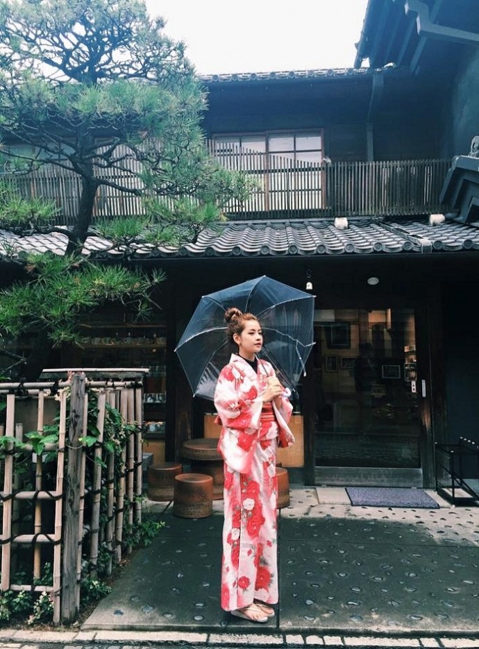 Hot girl Chi Pu quyen ru trong trang phuc Kimono-Hinh-4
