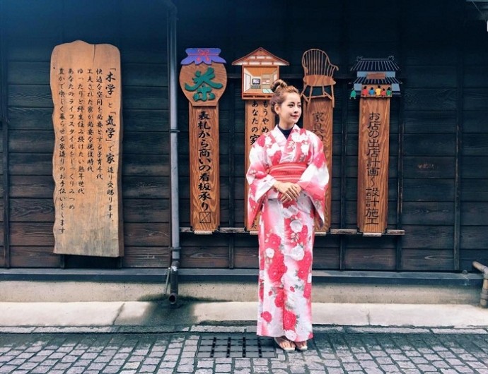 Hot girl Chi Pu quyen ru trong trang phuc Kimono