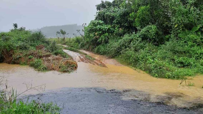 Trai bo Hoa Phat loi dung troi mua xa thai 