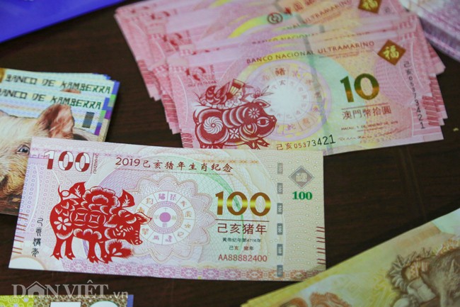 Tien 2 USD in hinh con heo dat nhu tom tuoi truoc Tet Ky Hoi 2019-Hinh-12