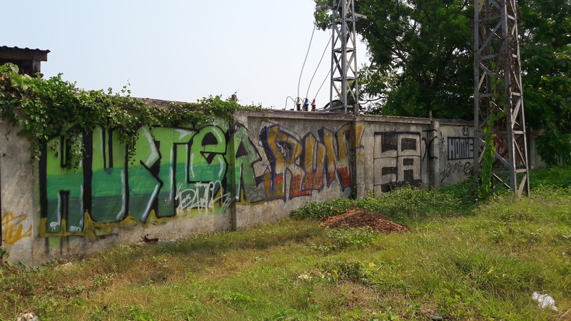 Da Nang dang bi boi ban boi son Graffiti