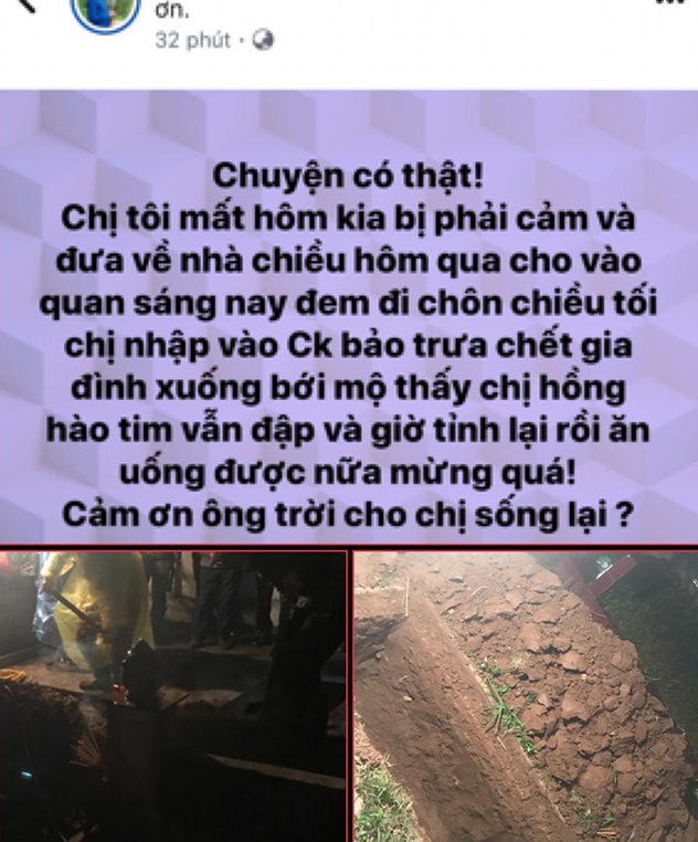 Thuc hu thong tin nguoi phu nu chet 2 ngay song lai o Bac Giang