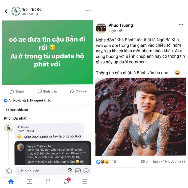 Thuc hu tin don Kha “Banh” bi dam chet trong trai giam