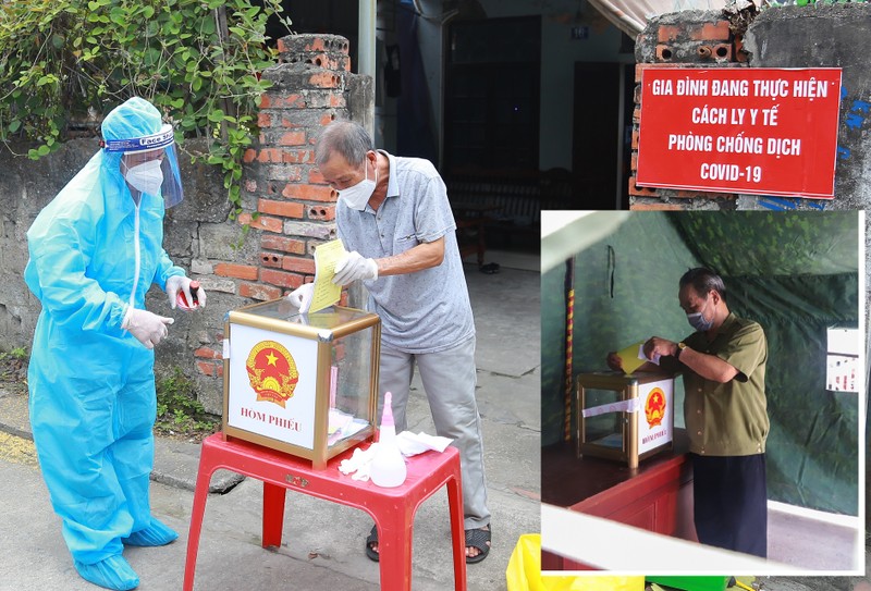 Quang Ninh: San sang phuong an bau cu trong khu vuc phong toa COVID-19-Hinh-12