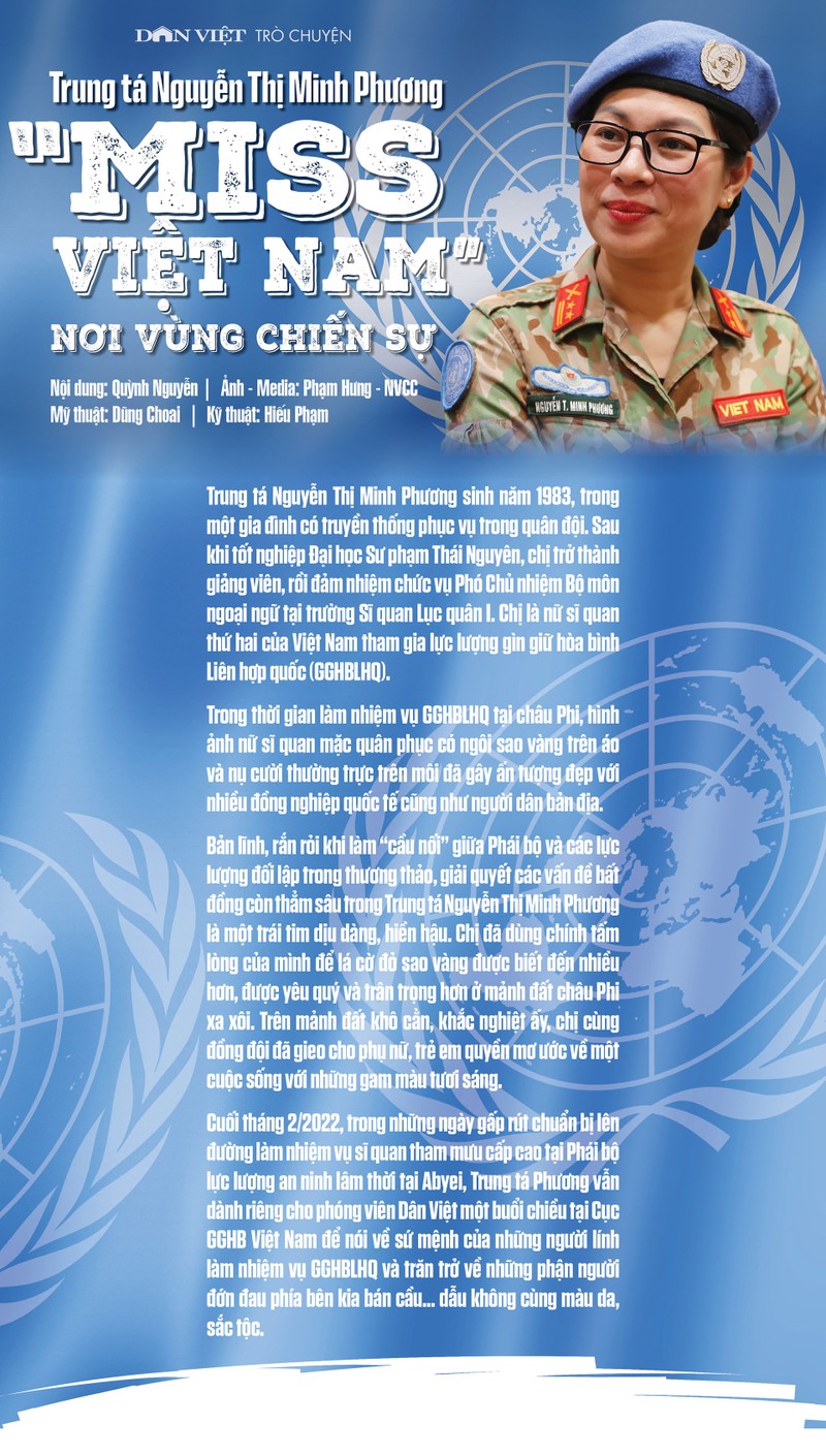 Trung ta Nguyen Thi Minh Phuong: “Miss Viet Nam” noi vung chien su