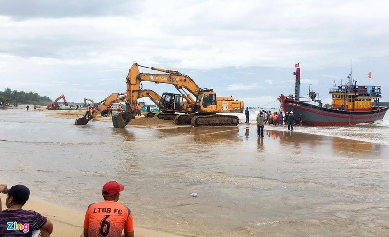 Giai cuu loat tau chim, mac can ven bo bien Phu Yen