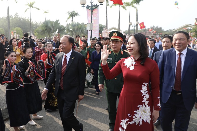 Quyen Chu tich nuoc Vo Thi Anh Xuan du “Ngay hoi Sac xuan tren moi mien To quoc“-Hinh-2