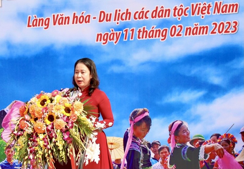 Quyen Chu tich nuoc Vo Thi Anh Xuan du “Ngay hoi Sac xuan tren moi mien To quoc“-Hinh-5