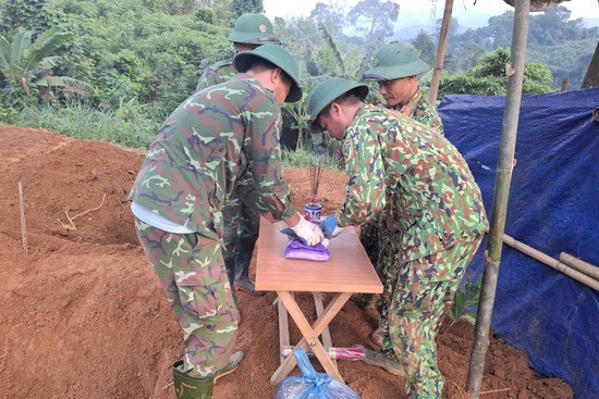 Quang Tri: Phat hien hai cot liet si ghi ten Truong Thanh Y