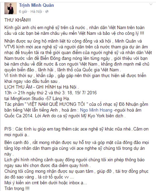 Minh Quan keu goi thuc hien MV ung ho phan quyet cua PCA-Hinh-3