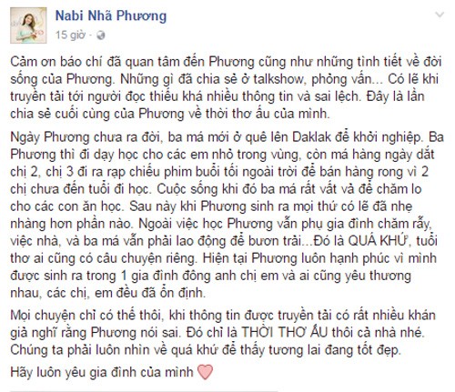 Nha Phuong buc xuc khi bi to gia ngheo kho-Hinh-2