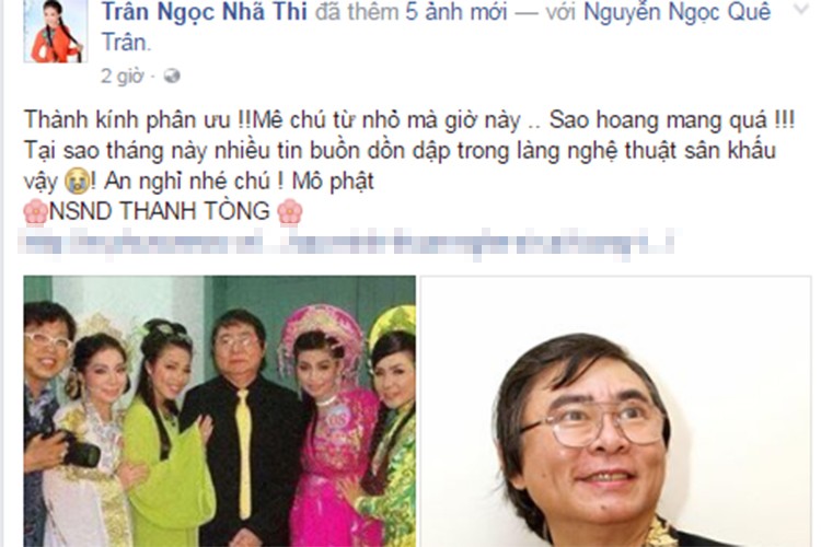 Nghe si Viet tiec thuong NSND Thanh Tong qua doi-Hinh-5