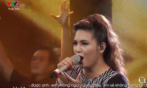 Viet Thang tam dan truoc Janice Phuong tai chung ket Vietnam Idol-Hinh-2
