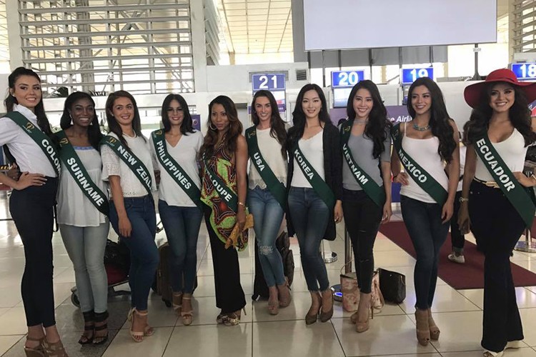 Hinh anh dau tien cua Hoa khoi Nam Em tai Miss Earth-Hinh-4