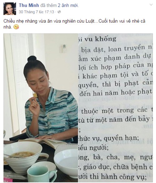 Phan ung cua Thu Minh Jennifer Pham khi chong bi to no nan-Hinh-3