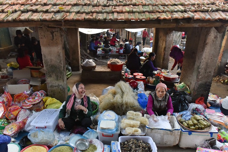 Anh: Phien cho Tet hop tu to mo sang o ngoai thanh Ha Noi-Hinh-2