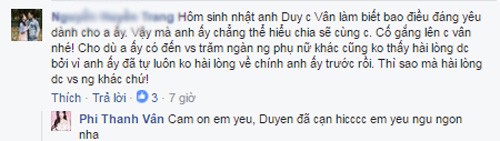 Phi Thanh Van noi gi ve vu ly hon voi Bao Duy?