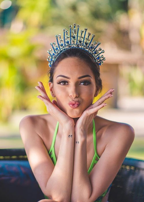 Nhan sac doi thu dang gom cua My Linh tai Miss World 2017-Hinh-3