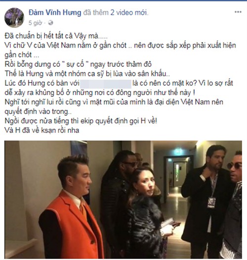 Tham do MTV EMA gap su co, Dam Vinh Hung bi “lua” vao san khau-Hinh-3