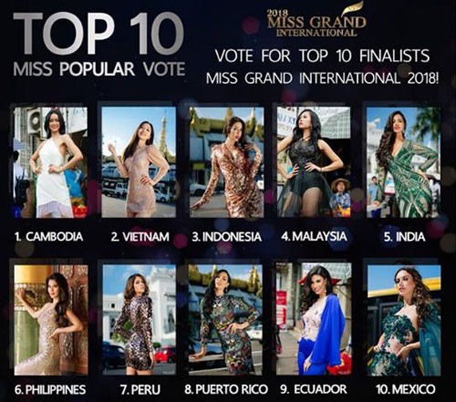 Sat gio G, Phuong Nga bat ngo lot top 2 Miss Grand International