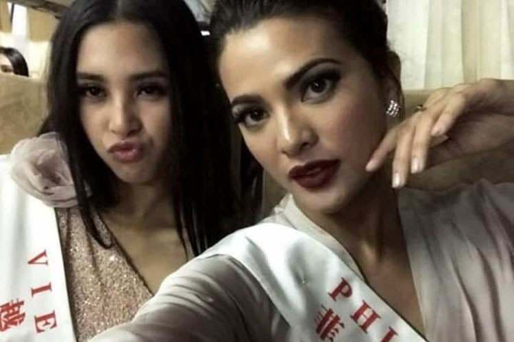 Tran Tieu Vy “nhang nhit” chup anh selfie tai Miss World 2018-Hinh-13